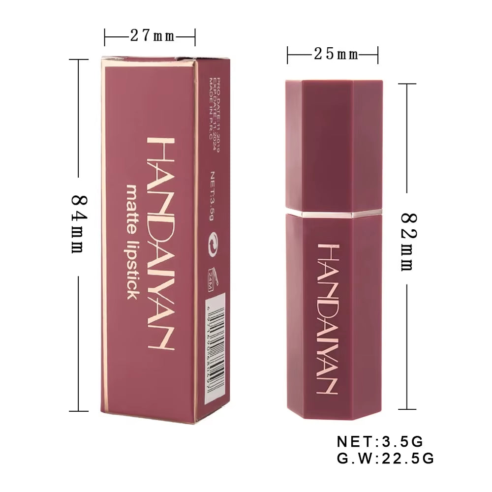 6 Color Long Lasting Velvet Lip Stick