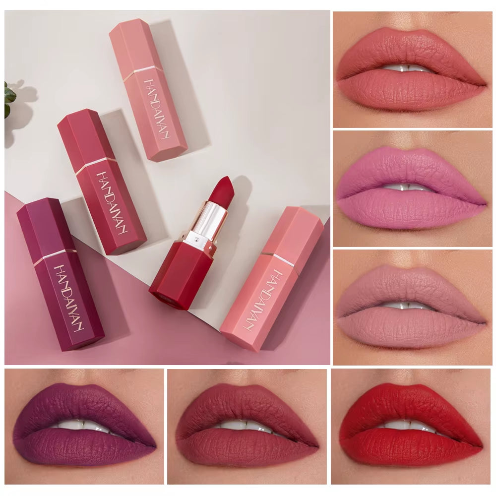 6 Color Long Lasting Velvet Lip Stick