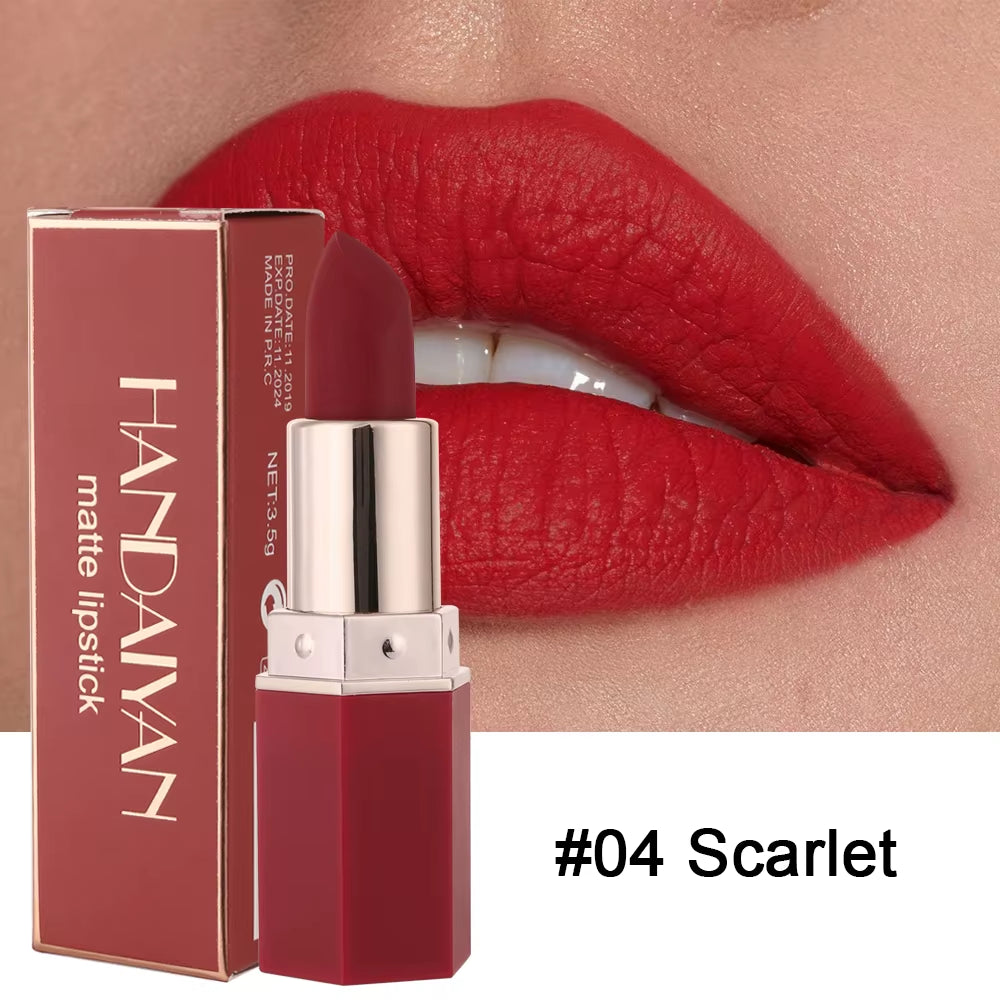 6 Color Long Lasting Velvet Lip Stick