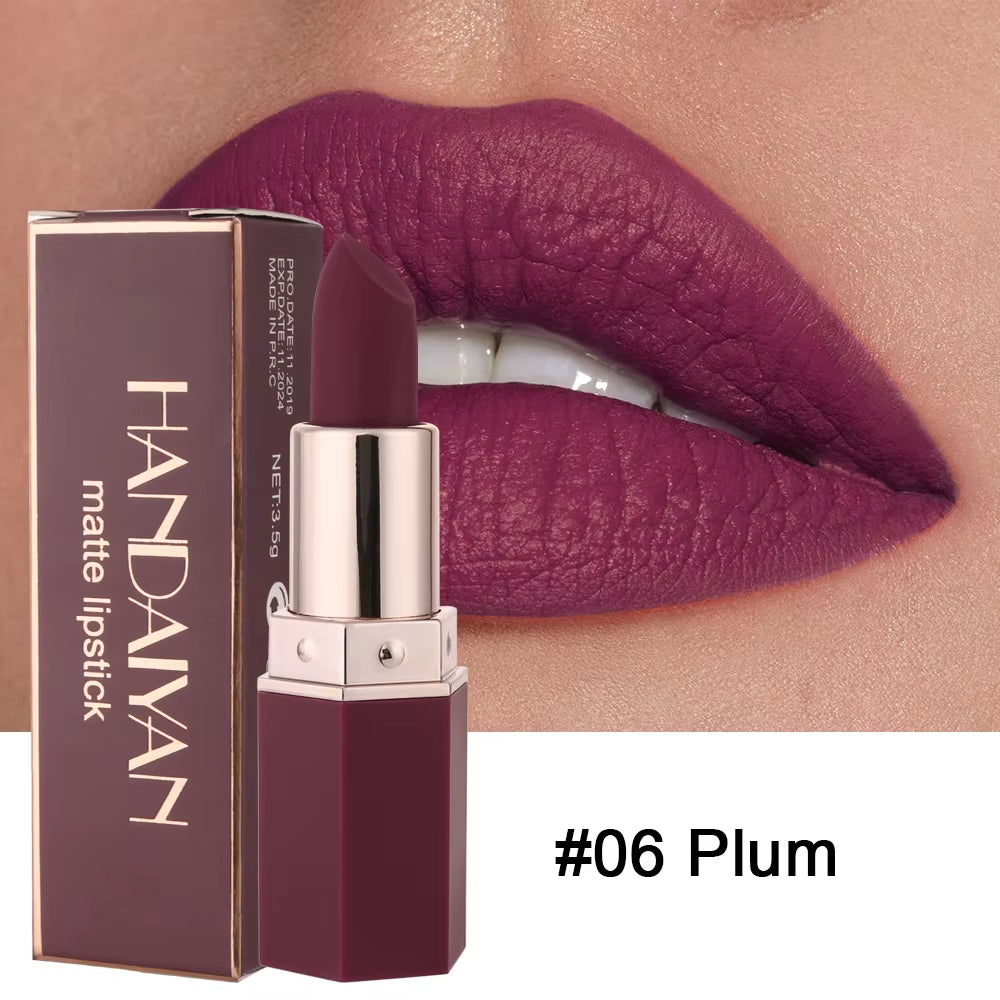 6 Color Long Lasting Velvet Lip Stick