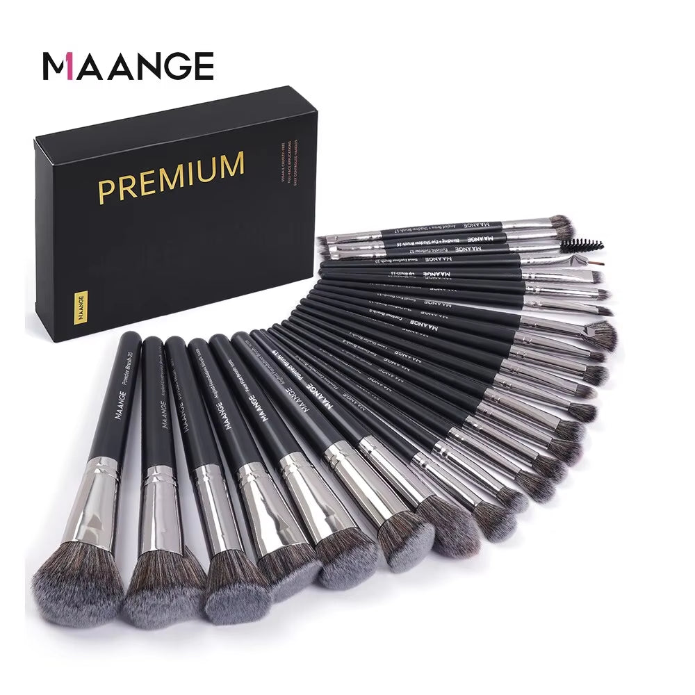 25 High Quality Premium Maange Brush Set 