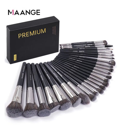 25 High Quality Premium Maange Brush Set 
