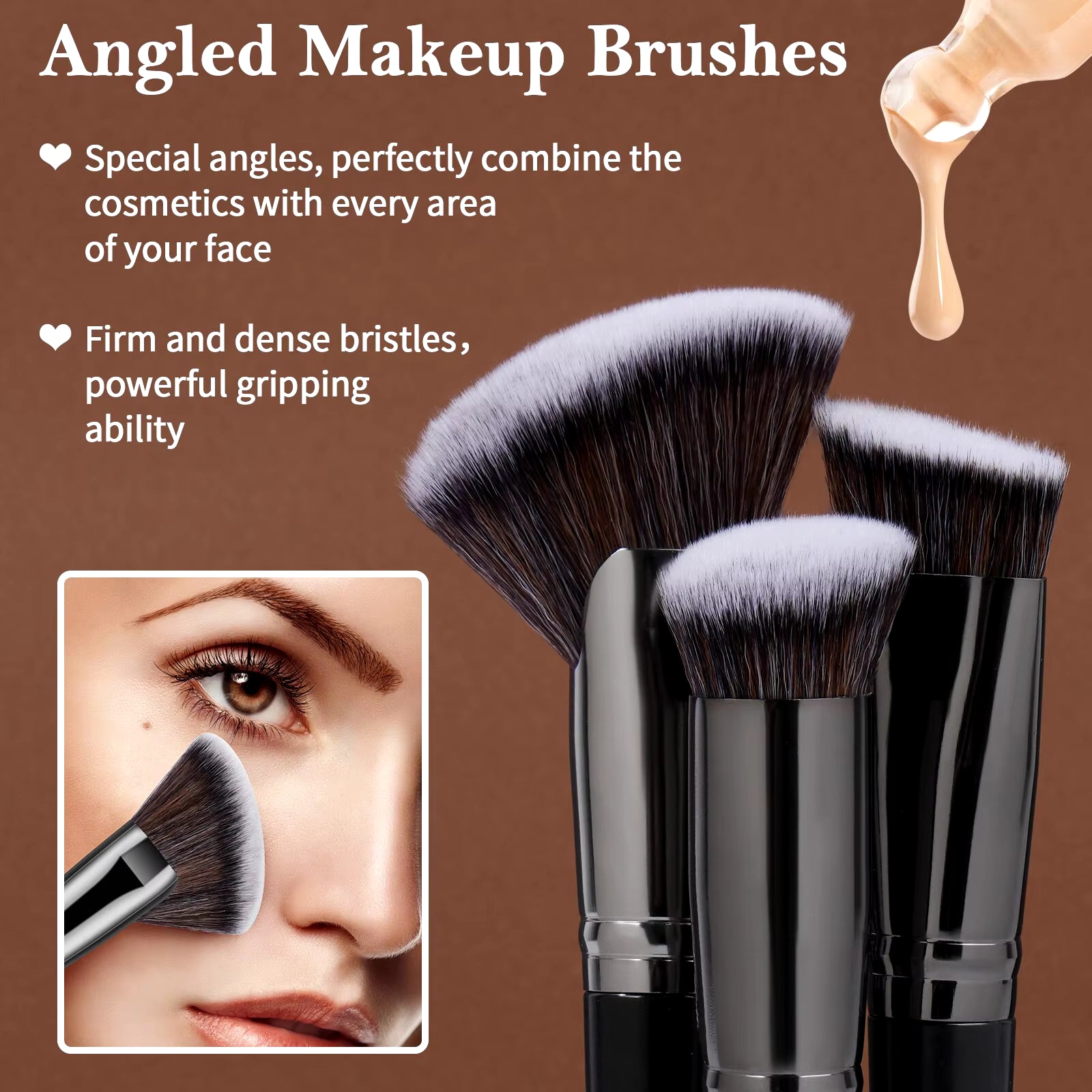 25 High Quality Premium Maange Brush Set 